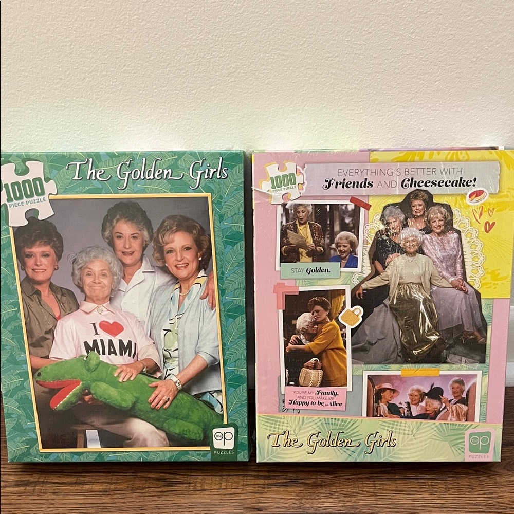 Sealed Golden Girls Puzzle Set